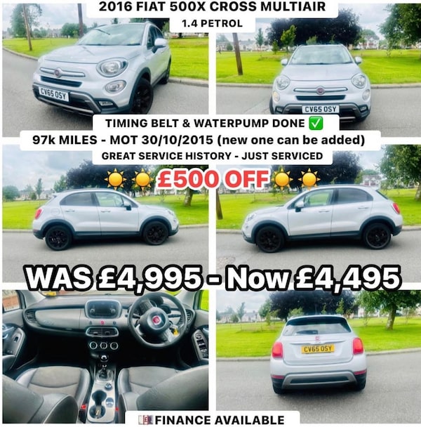 Used Fiat 500X 2015 for sale - 75344507: Photo 1
