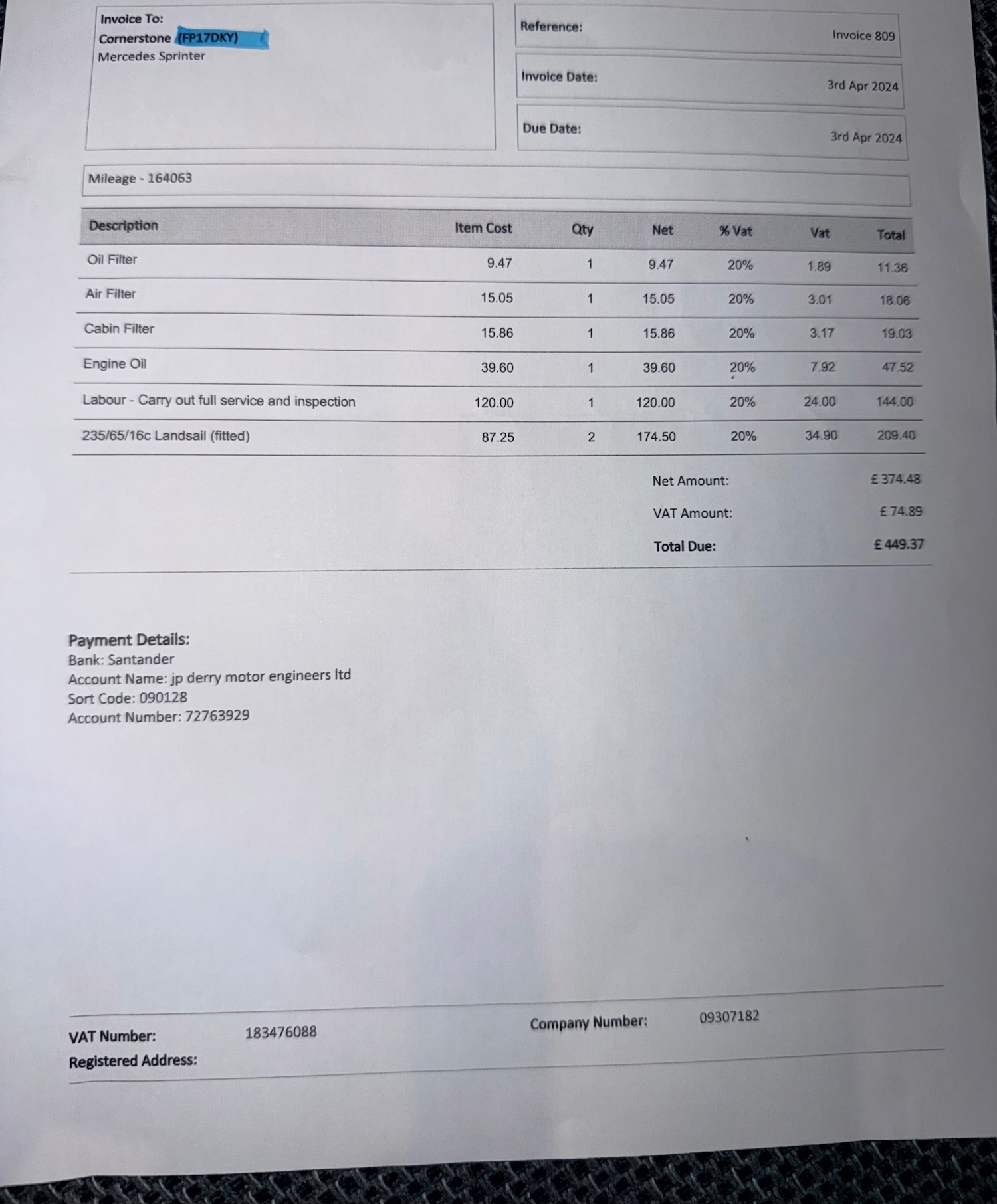 Used Mercedes-Benz Sprinter 2017 for sale - 77973793: Photo 23