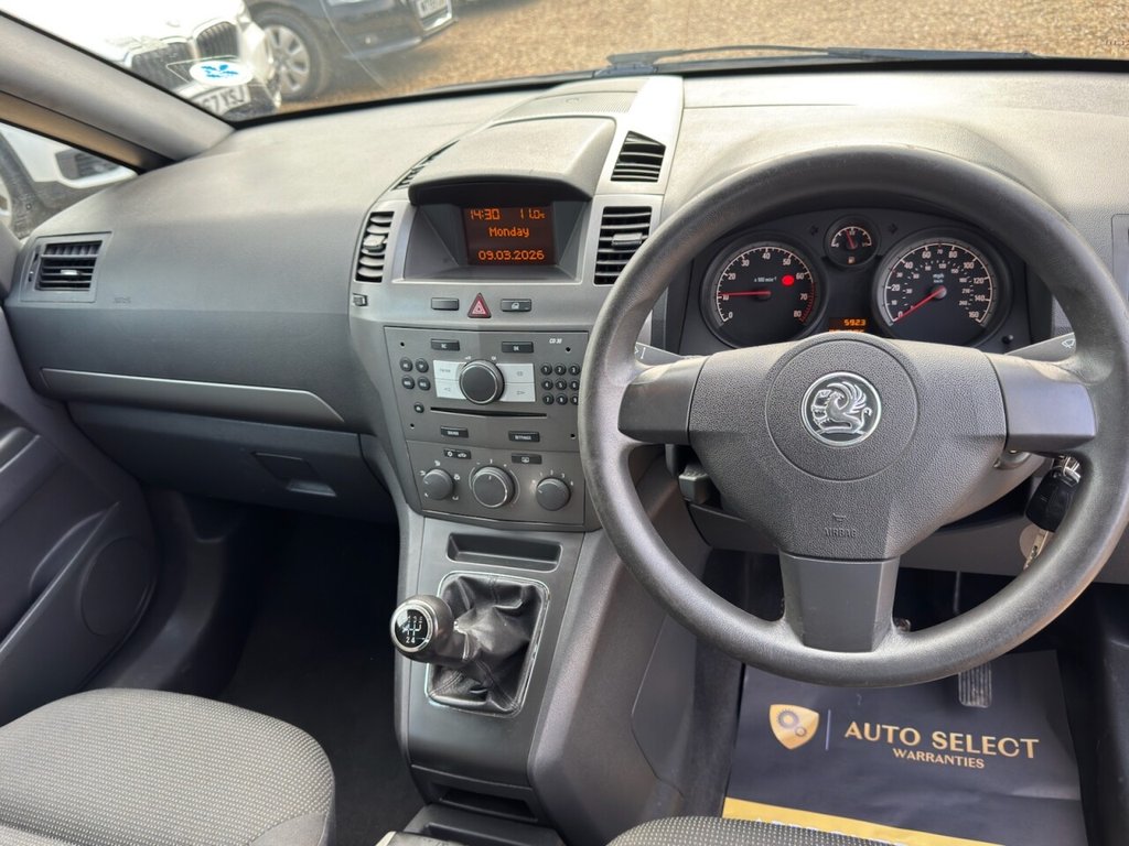 Used Vauxhall Zafira 2008 for sale - 77806487: Photo 18