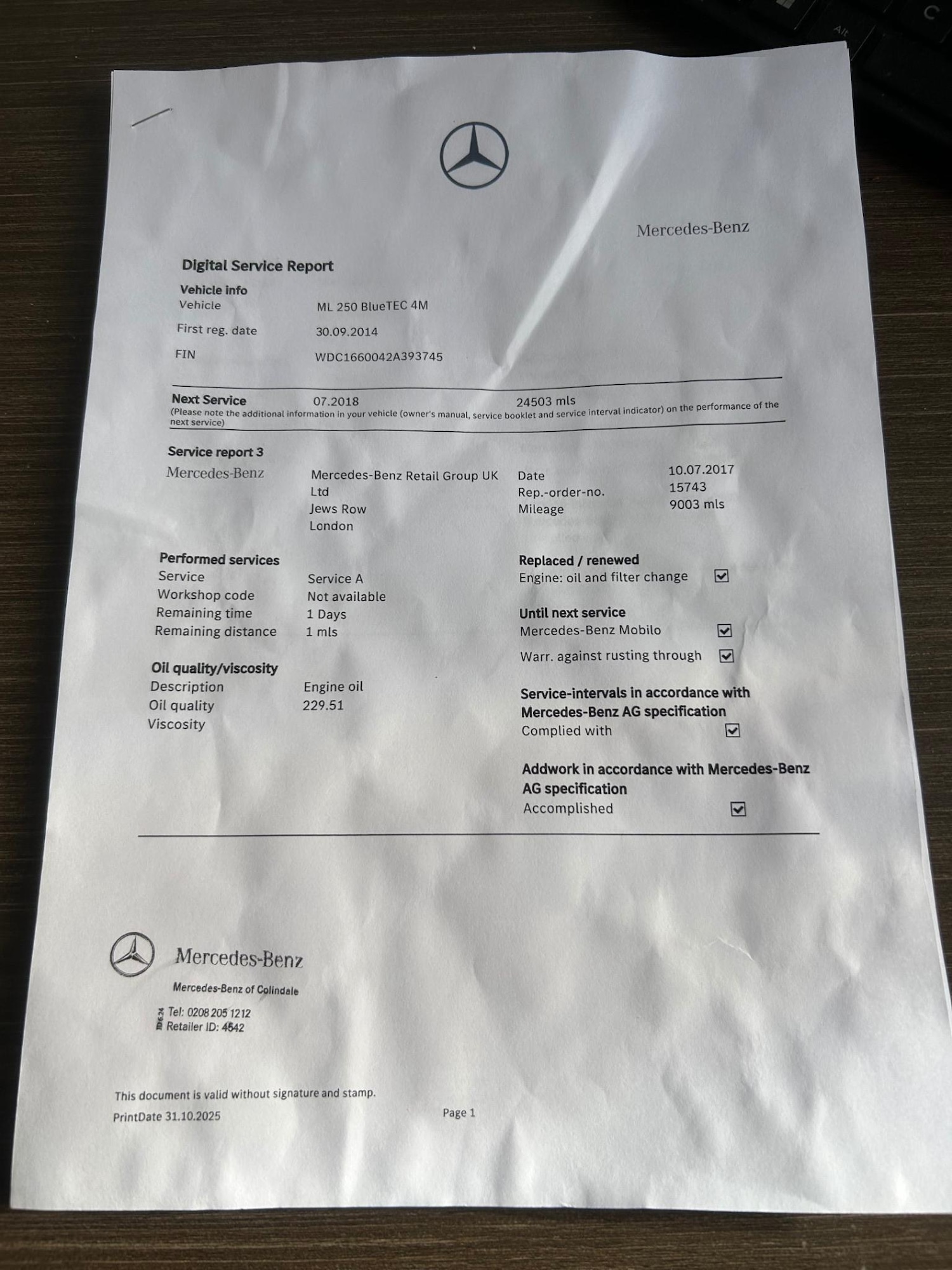 Used Mercedes-Benz M Class 2014 for sale - 76581322: Photo 27