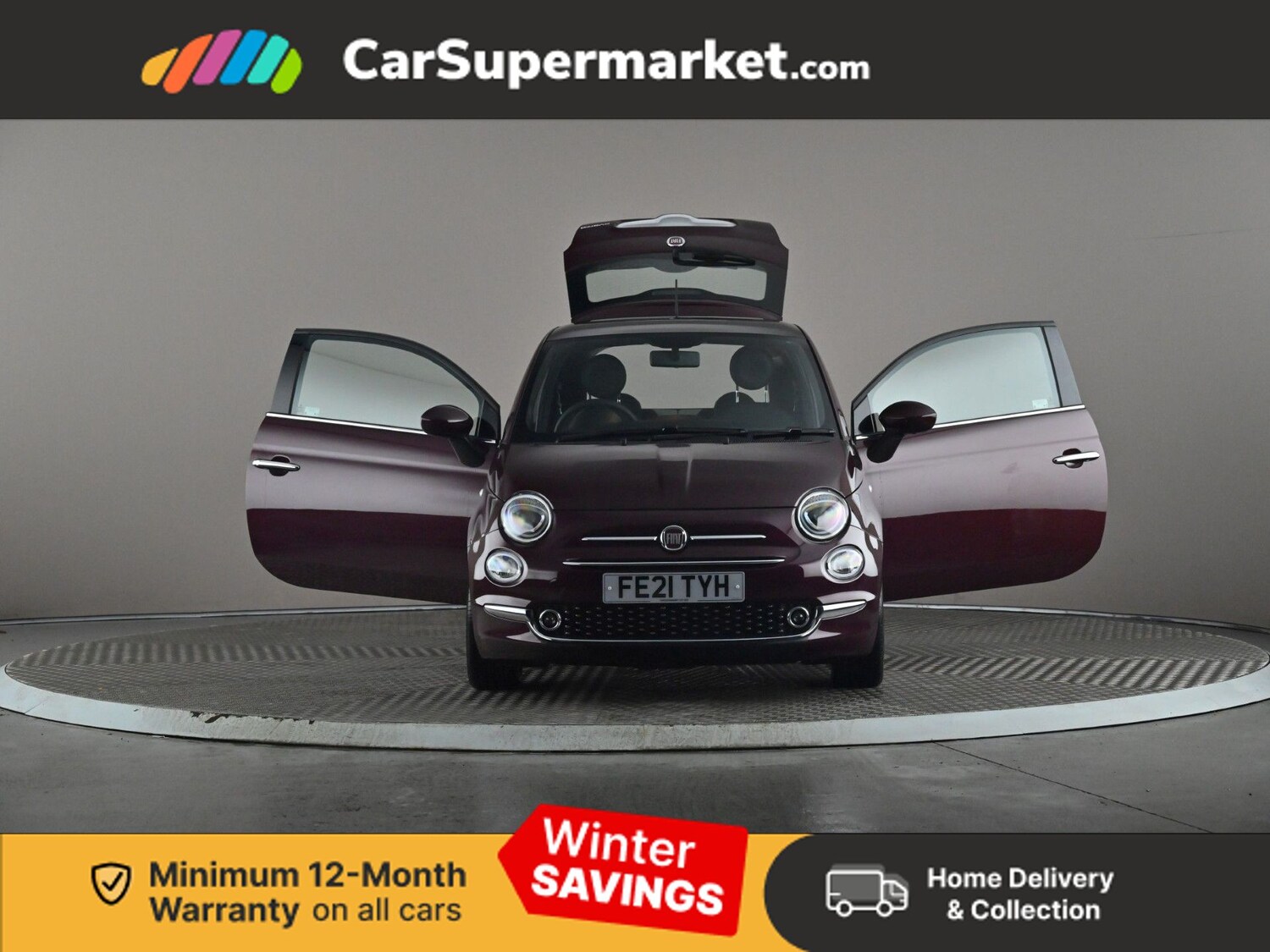 Used Fiat 500 2021 for sale - 77302945: Photo 9