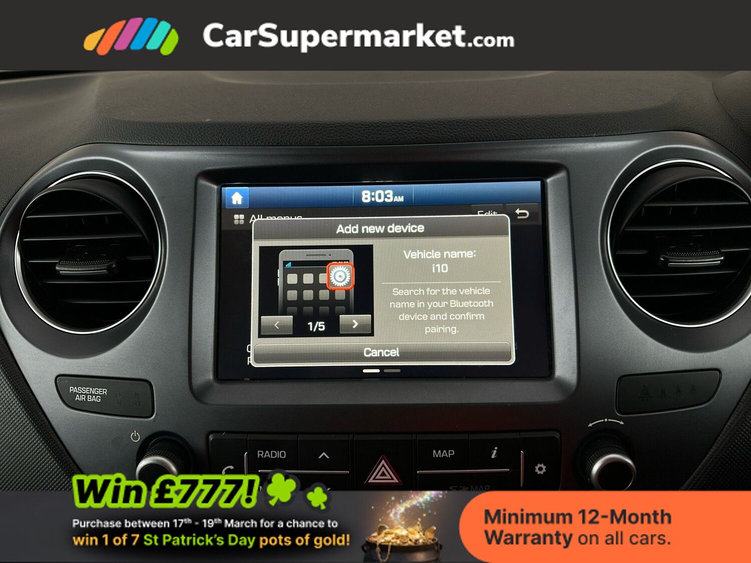 Used Hyundai i10 2018 for sale - 77904412: Photo 25