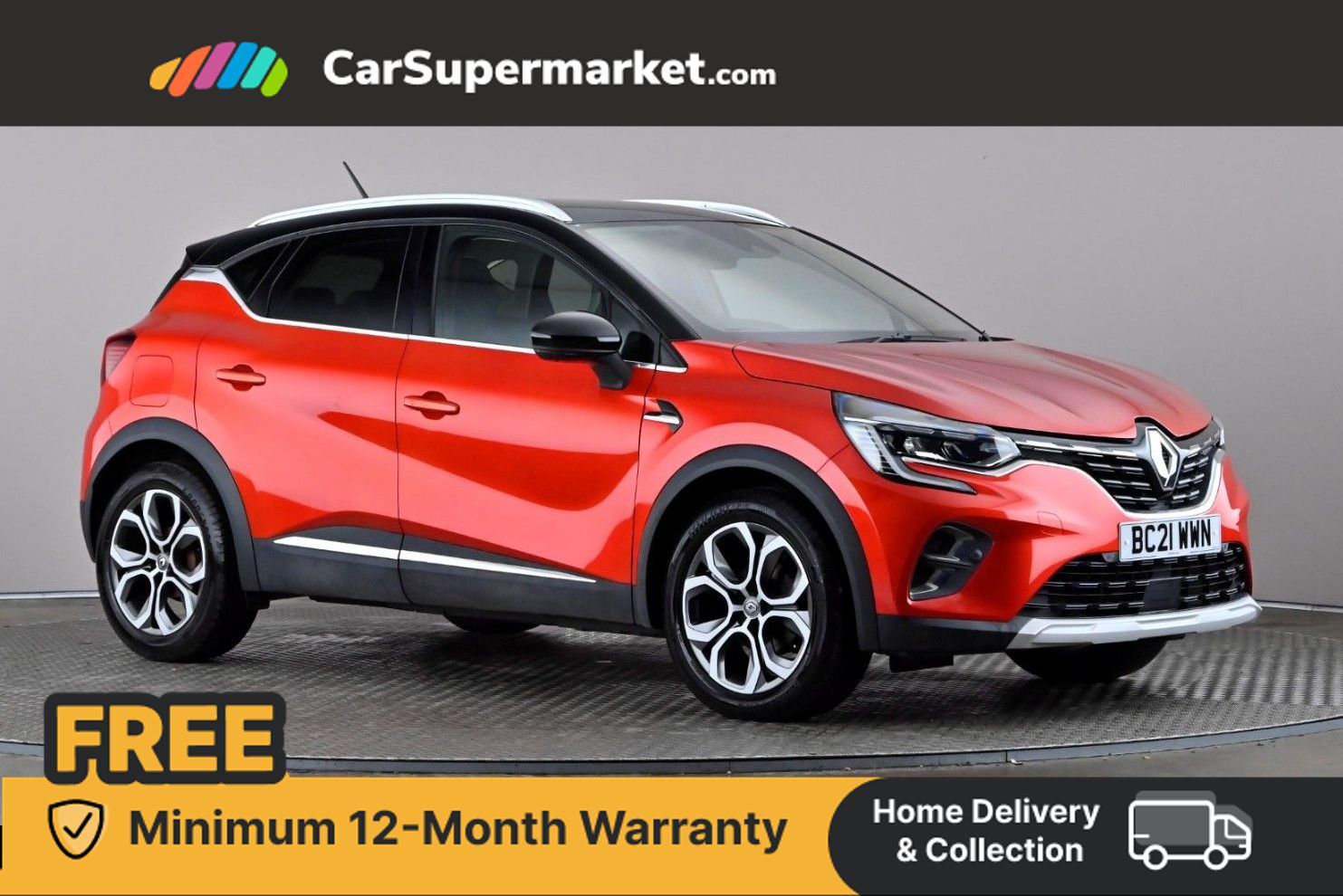 Used Renault Captur 2021 for sale - 76558317: Photo 1