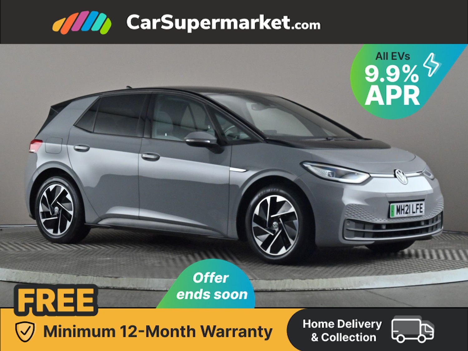 Used Volkswagen ID.3 2021 for sale - 76535174: Photo 1