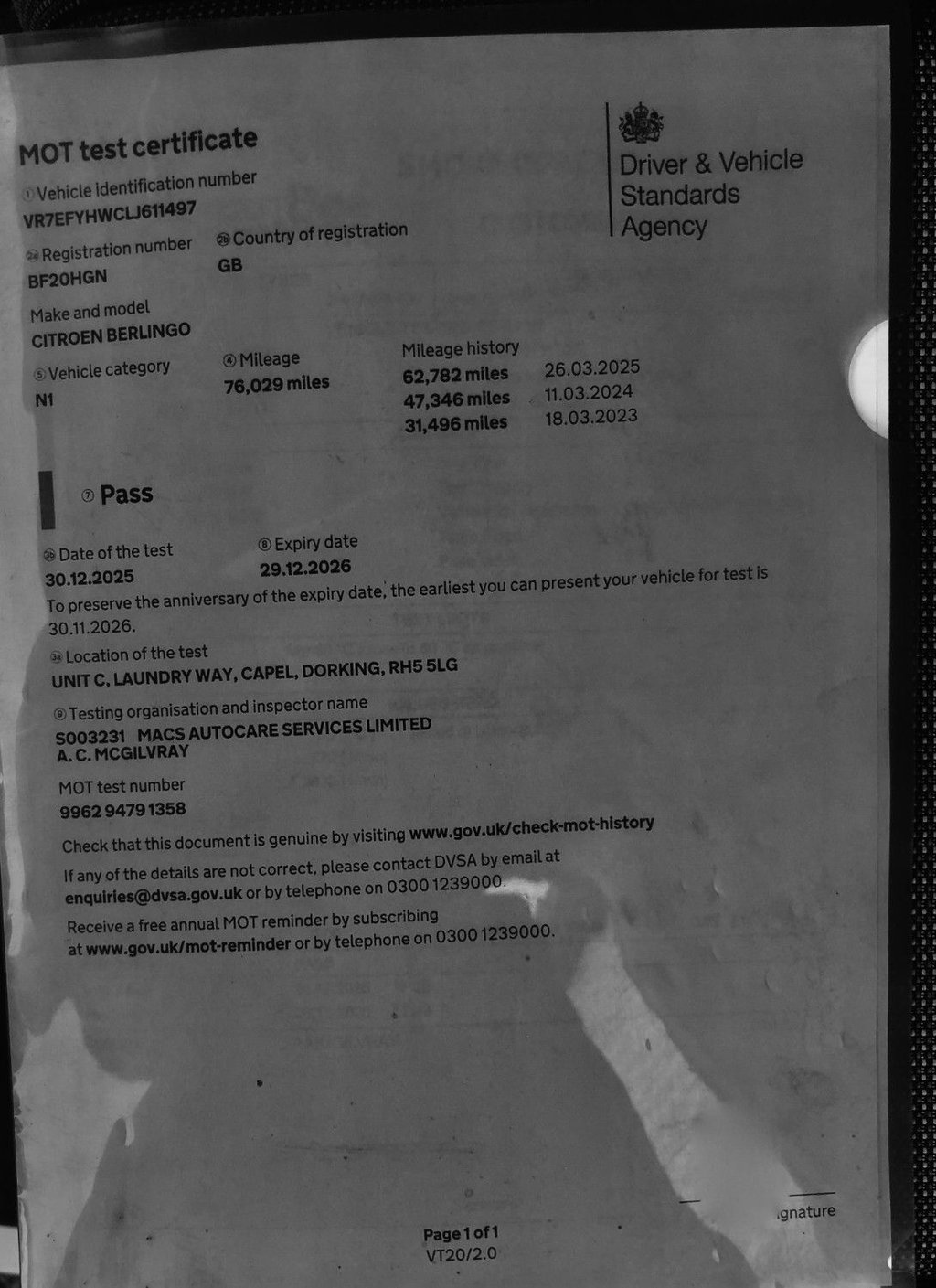 Used Citroen Berlingo 2020 for sale - 77110923: Photo 12