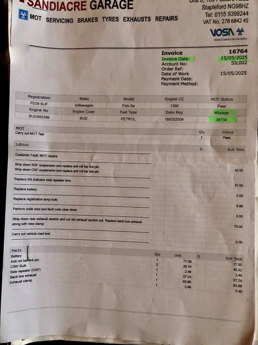 Used Volkswagen Polo 2009 for sale - 76883316: Photo 19