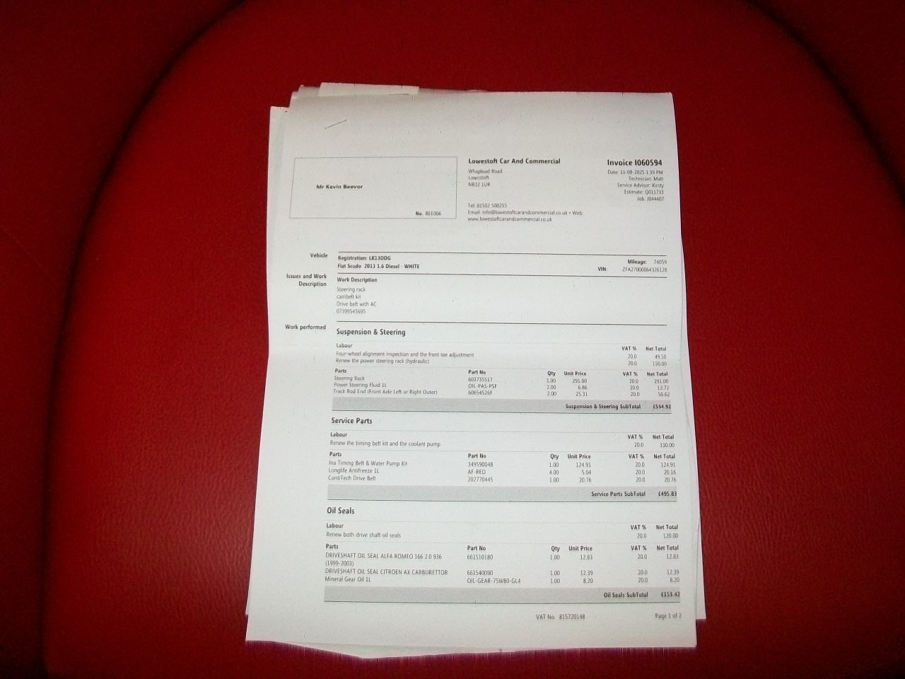 Used Fiat Scudo 2013 for sale - 77530625: Photo 17