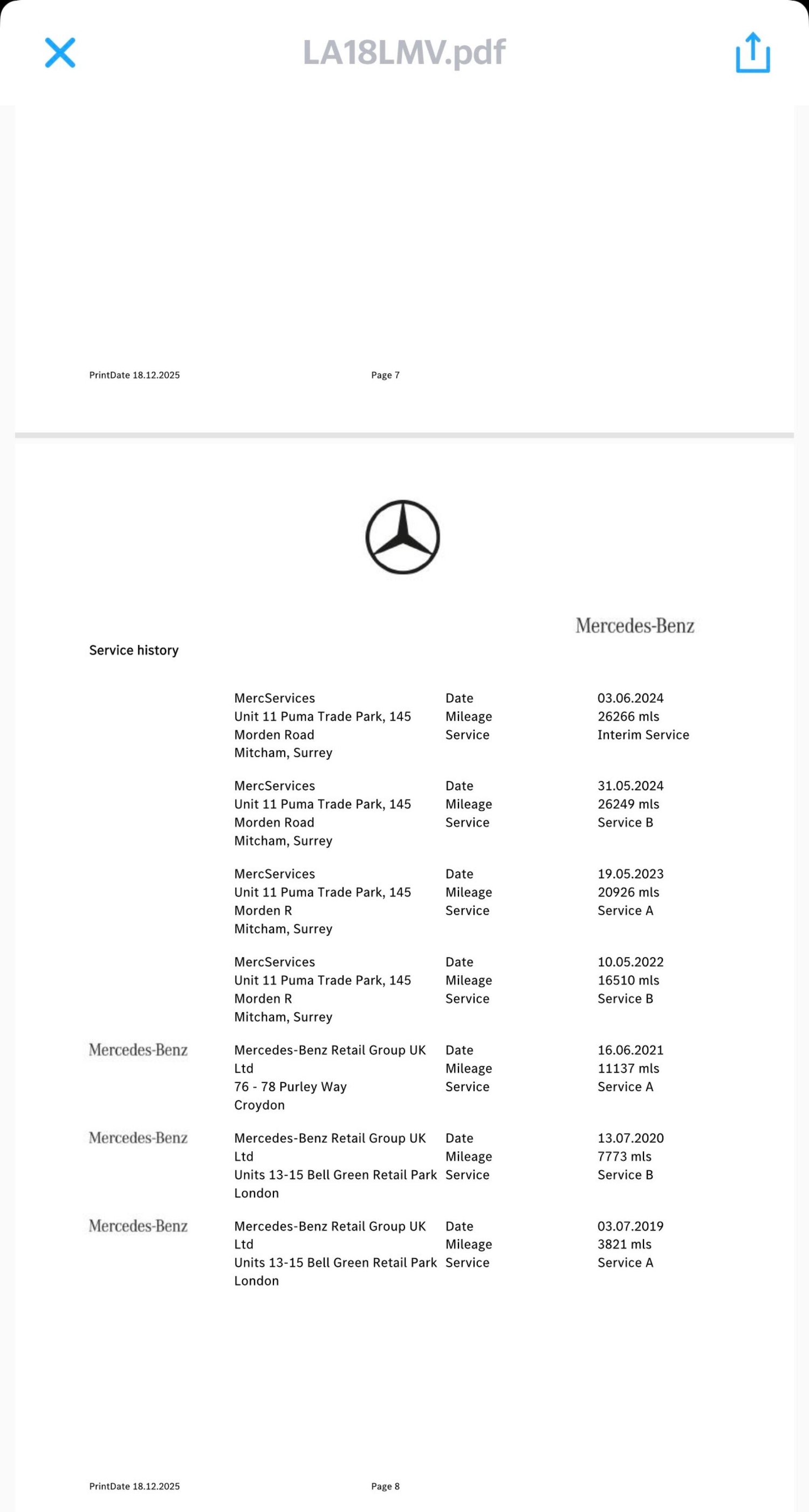 Used Mercedes-Benz GLC 2018 for sale - 76991857: Photo 9