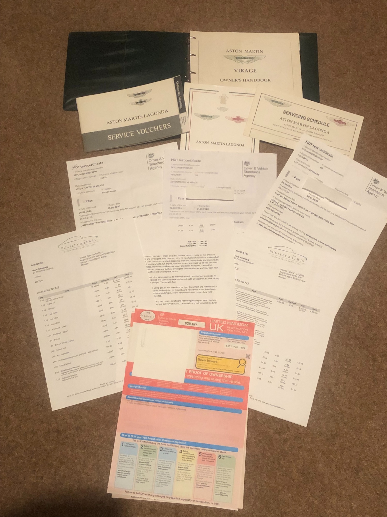 Used Aston Martin Virage 1990 for sale - 77772468: Photo 33