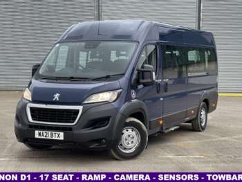 2021 (21) - 2.2 BlueHDi 440 17 seat Lightweight, NON D1 minibus, Sensors, Camera, Ramp 5-Door