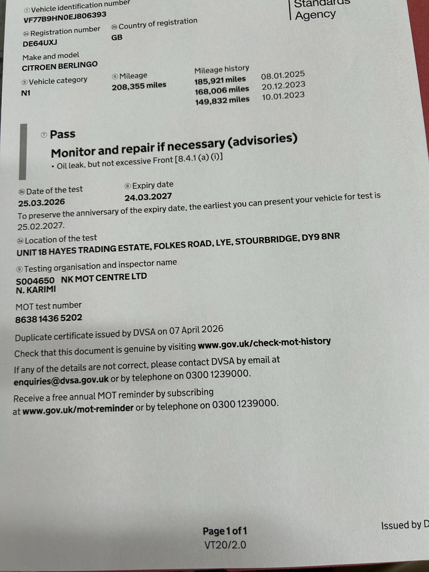 Used Citroen Berlingo 2014 for sale - 78152457: Photo 6