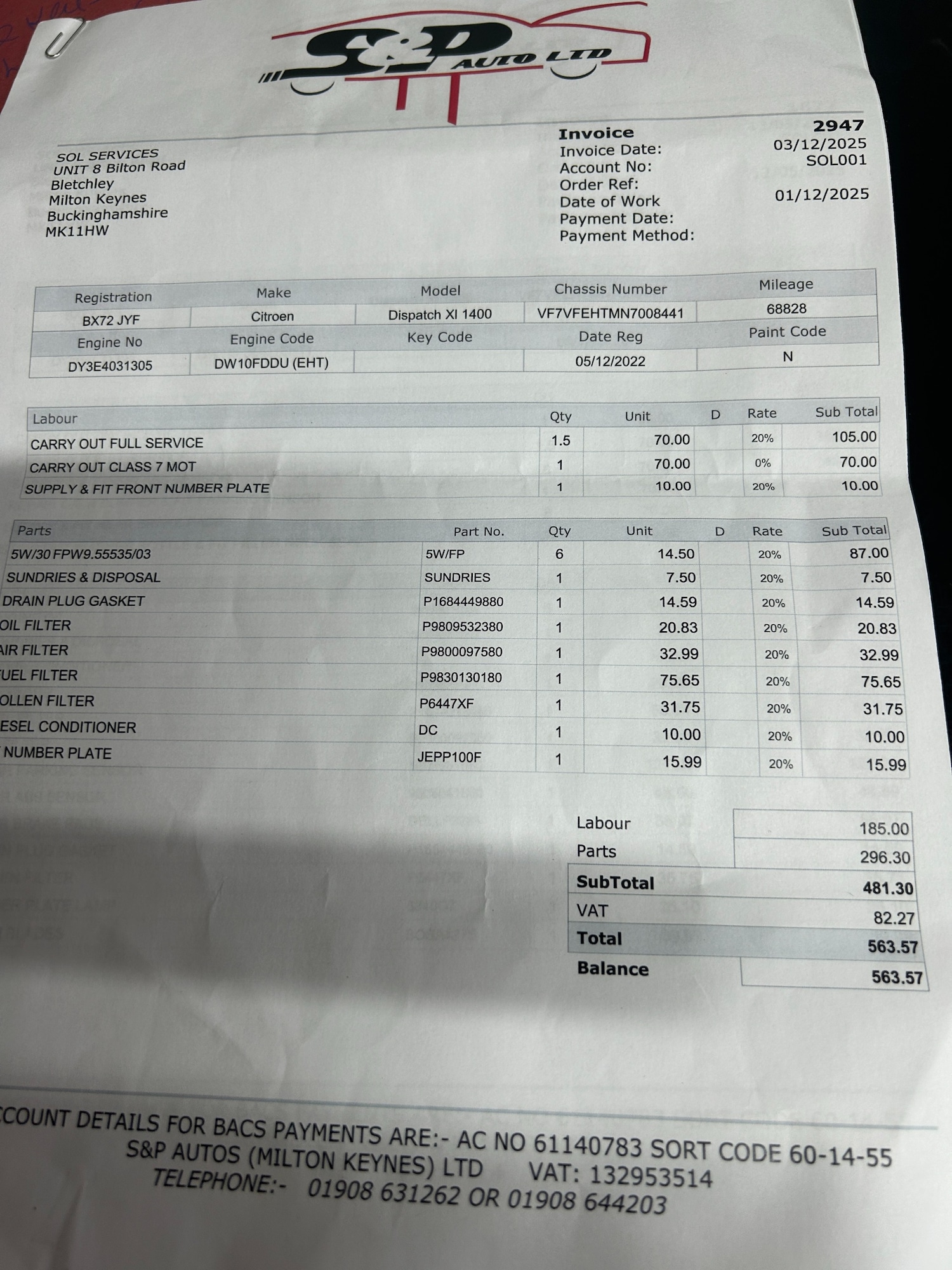 Used Citroen Dispatch 2022 for sale - 77530361: Photo 12