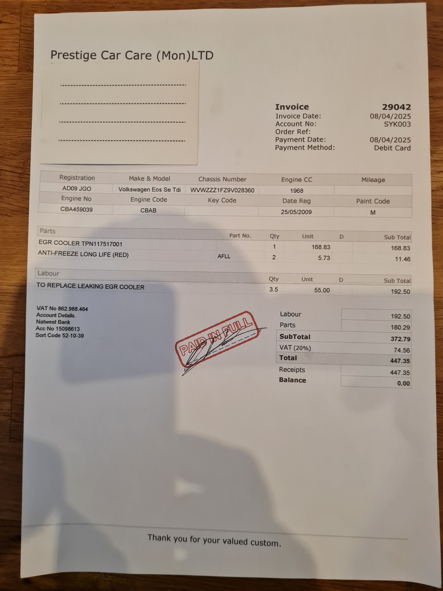 Used Volkswagen EOS 2009 for sale - 76707583: Photo 86