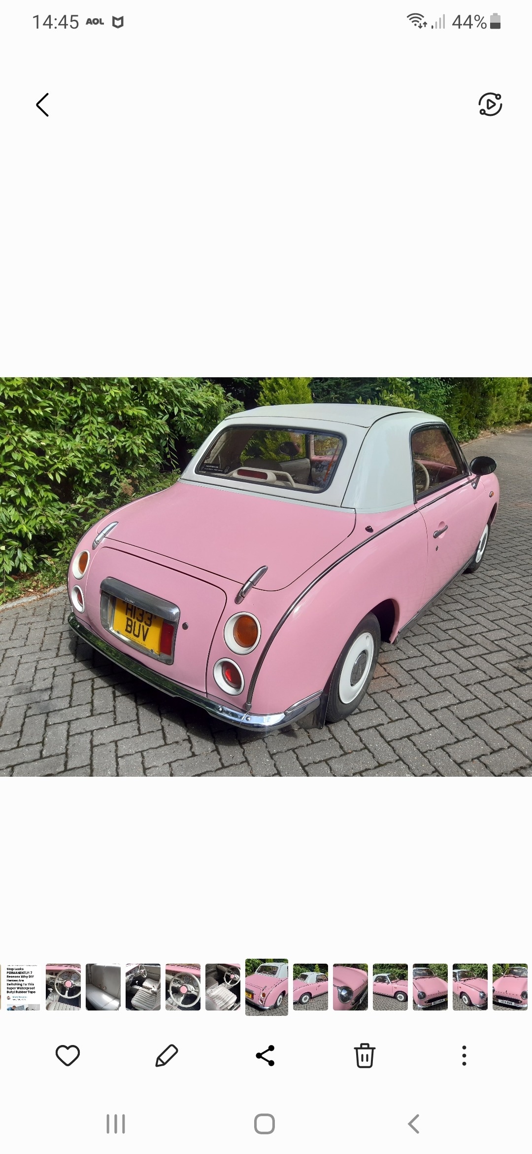 Used Nissan Figaro 1991 for sale - 76412269: Photo 5