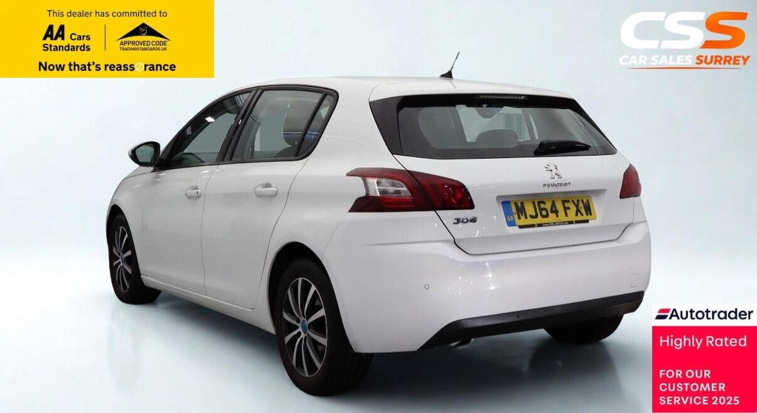 Used Peugeot 308 2014 for sale - 77400026: Photo 2