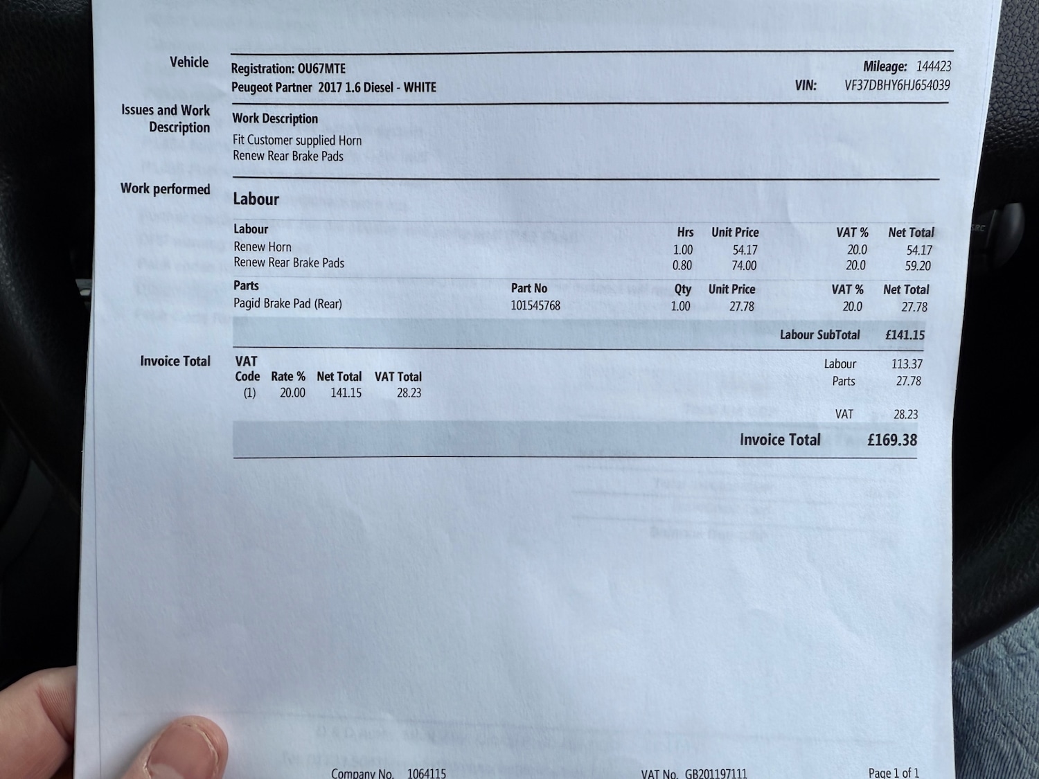 Used Peugeot Partner 2017 for sale - 77278467: Photo 41