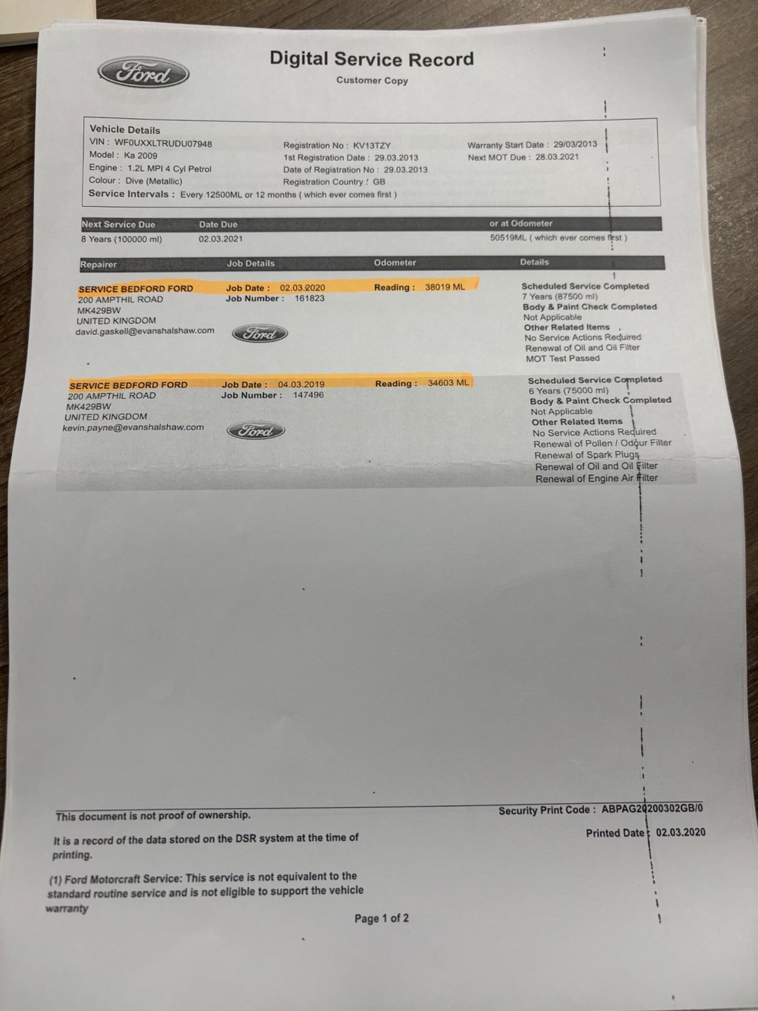 Used Ford Ka 2013 for sale - 78063002: Photo 30