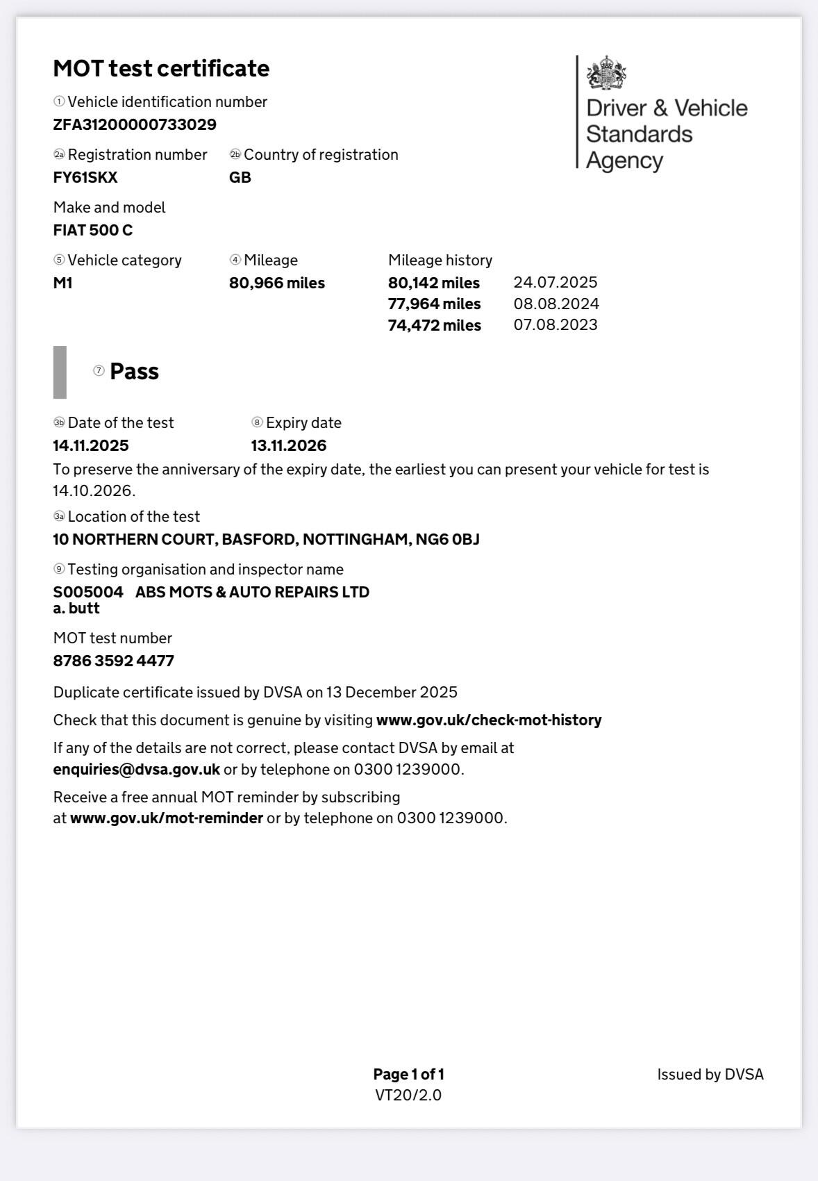 Used Fiat 500 2011 for sale - 76936336: Photo 30