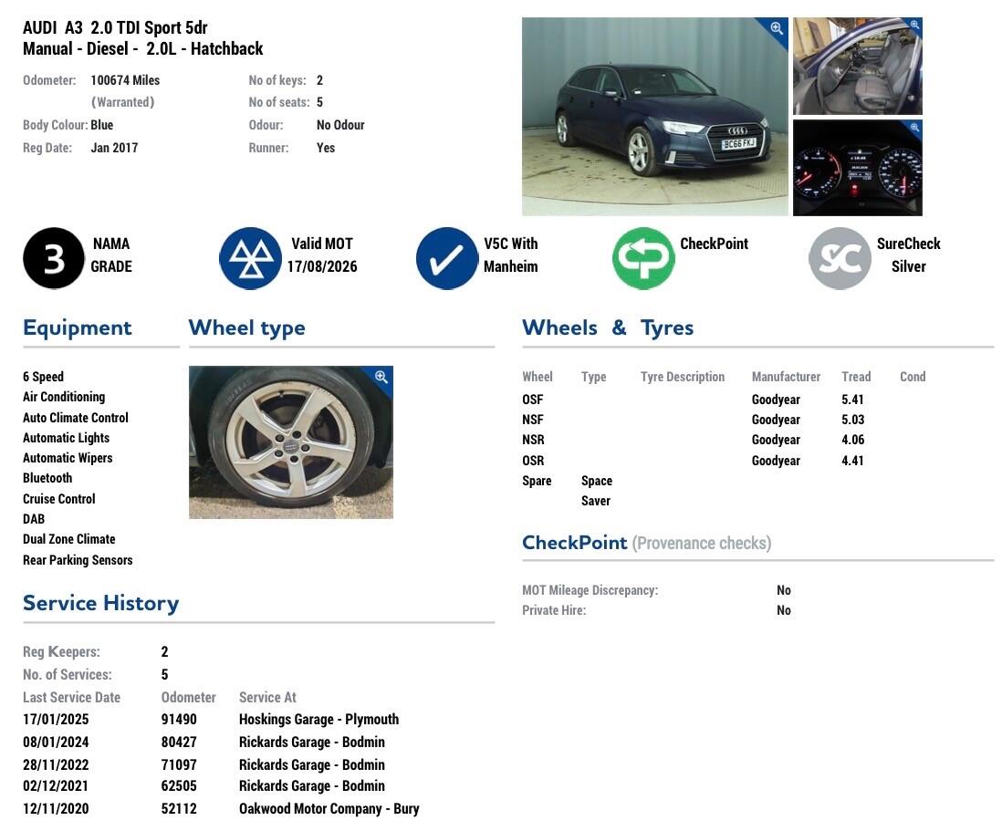 Used Audi A3 2017 for sale - 77898285: Photo 23
