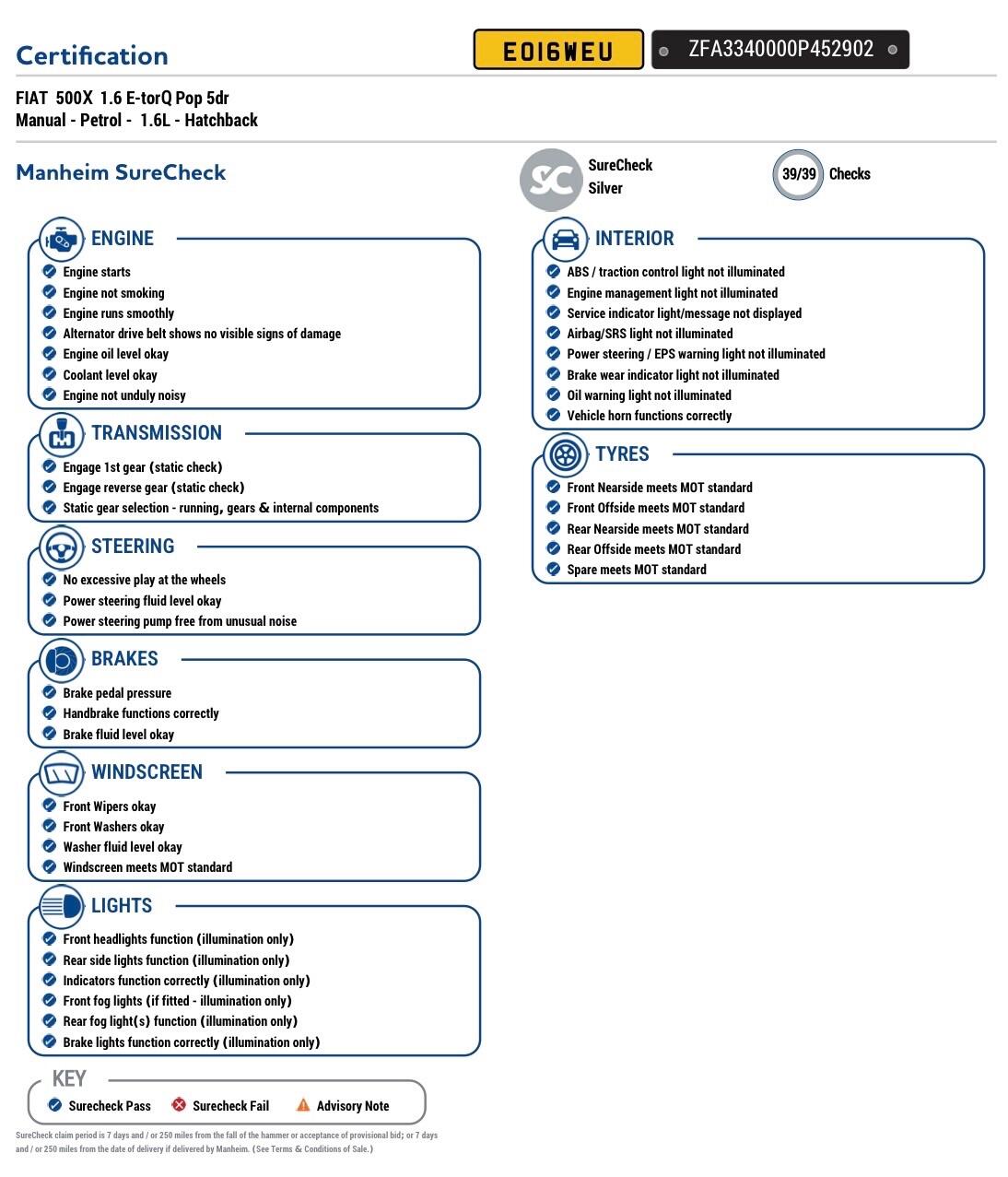 Used Fiat 500X for sale - 77267042: Photo 15