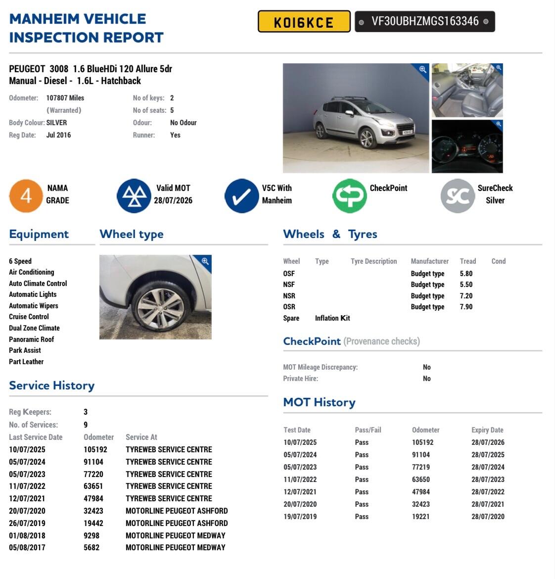 Used Peugeot 3008 2016 for sale - 76457175: Photo 36