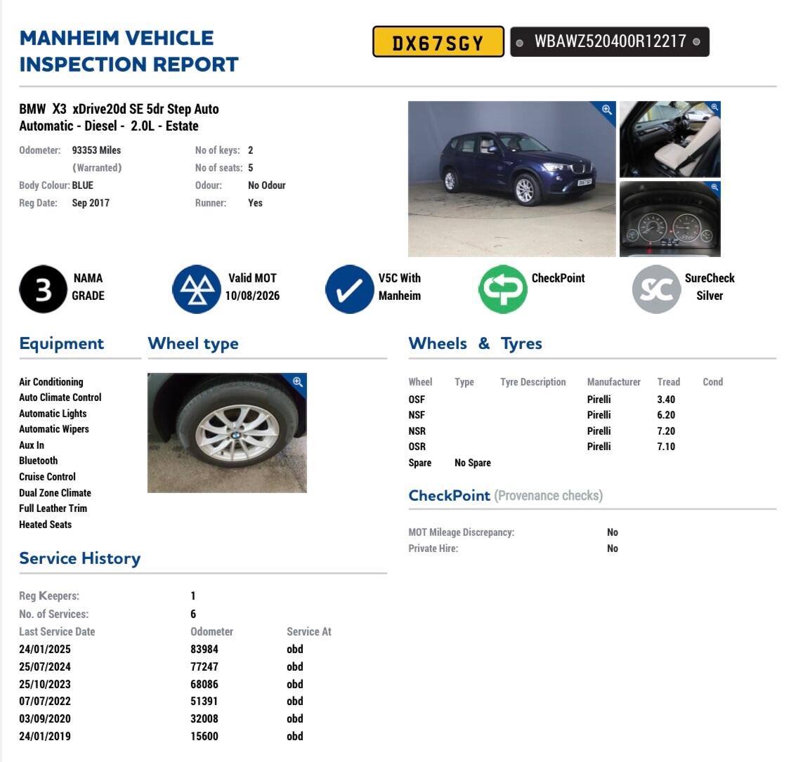 Used BMW X3 2017 for sale - 76689344: Photo 47