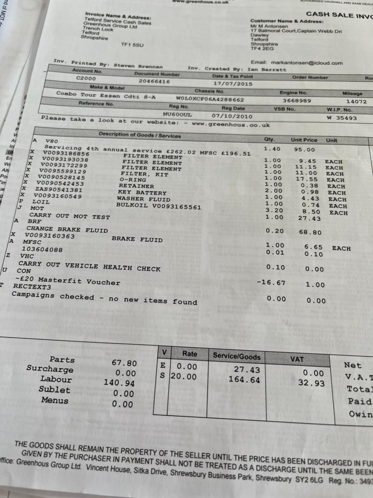 Used Vauxhall Combo 2010 for sale - 75893112: Photo 20