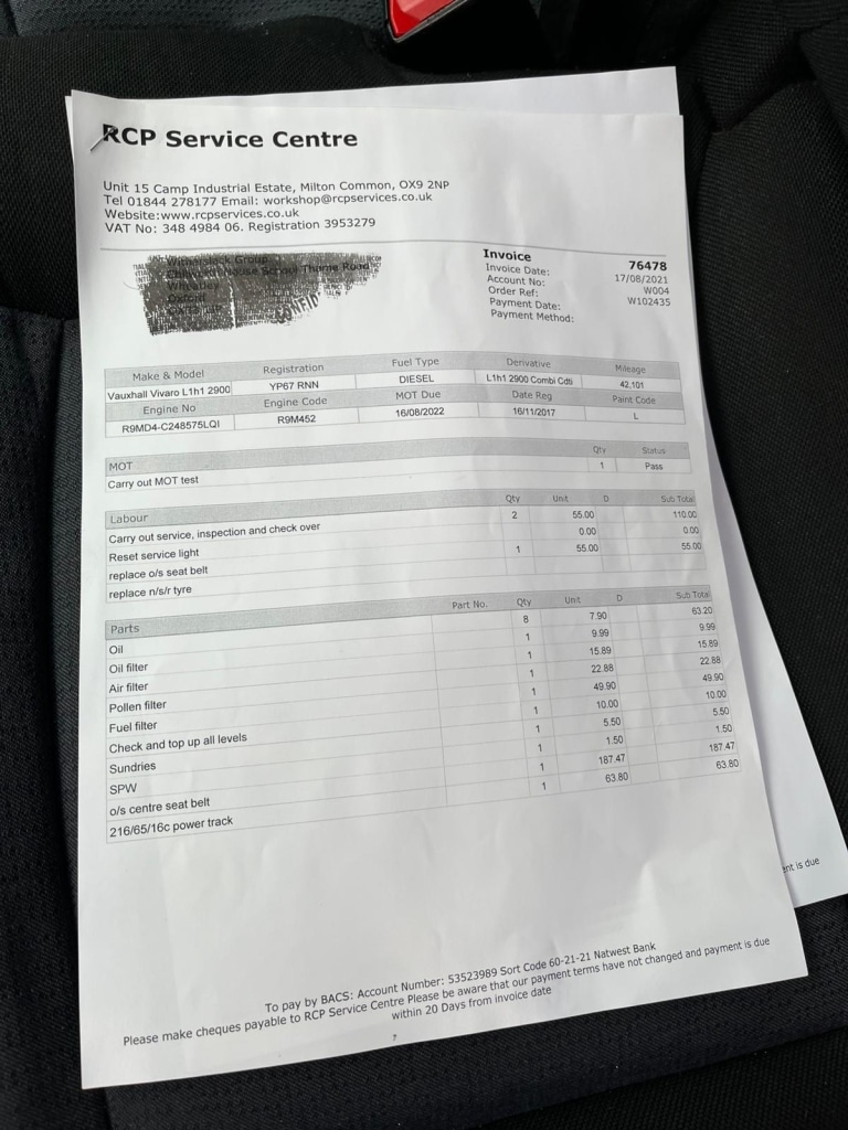 Used Vauxhall Vivaro 2017 for sale - 76483186: Photo 23