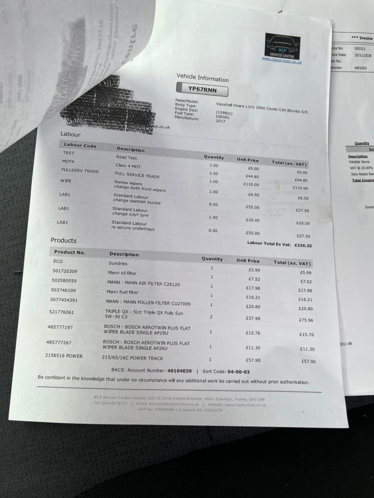 Used Vauxhall Vivaro 2017 for sale - 76600189: Photo 22