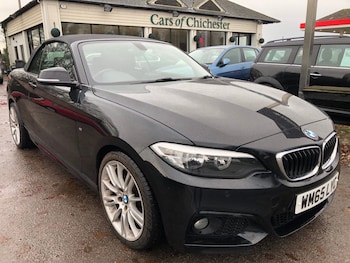 2015 - 218D M SPORT convertible just 49,000m, Nav, bluetooth, sport seats £165 tax 2-Door