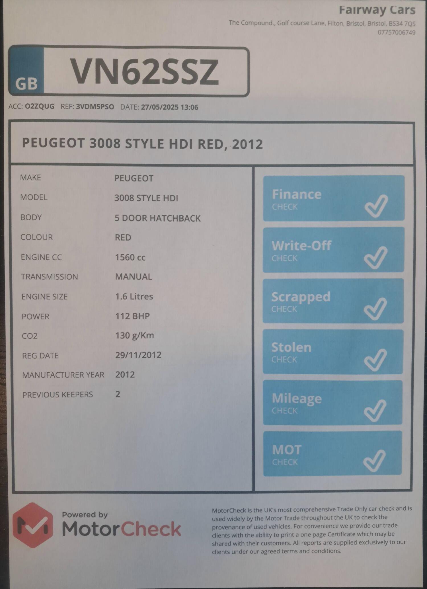 Used Peugeot 3008 2012 for sale - 77572767: Photo 18