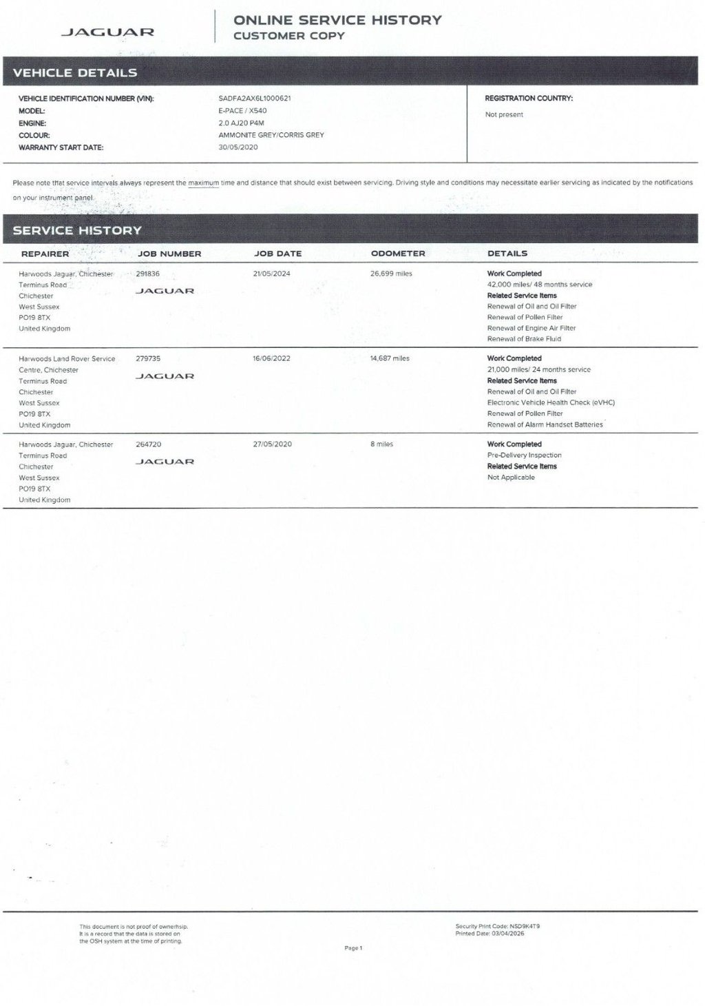 Used Jaguar E-Pace 2020 for sale - 78124397: Photo 6