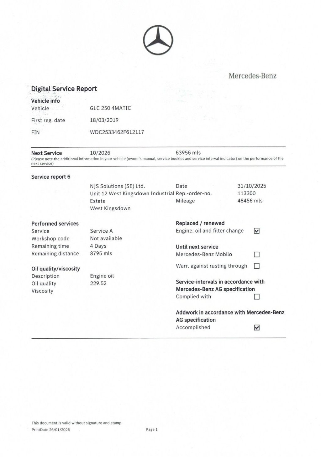 Used Mercedes-Benz GLC 2019 for sale - 77249840: Photo 46