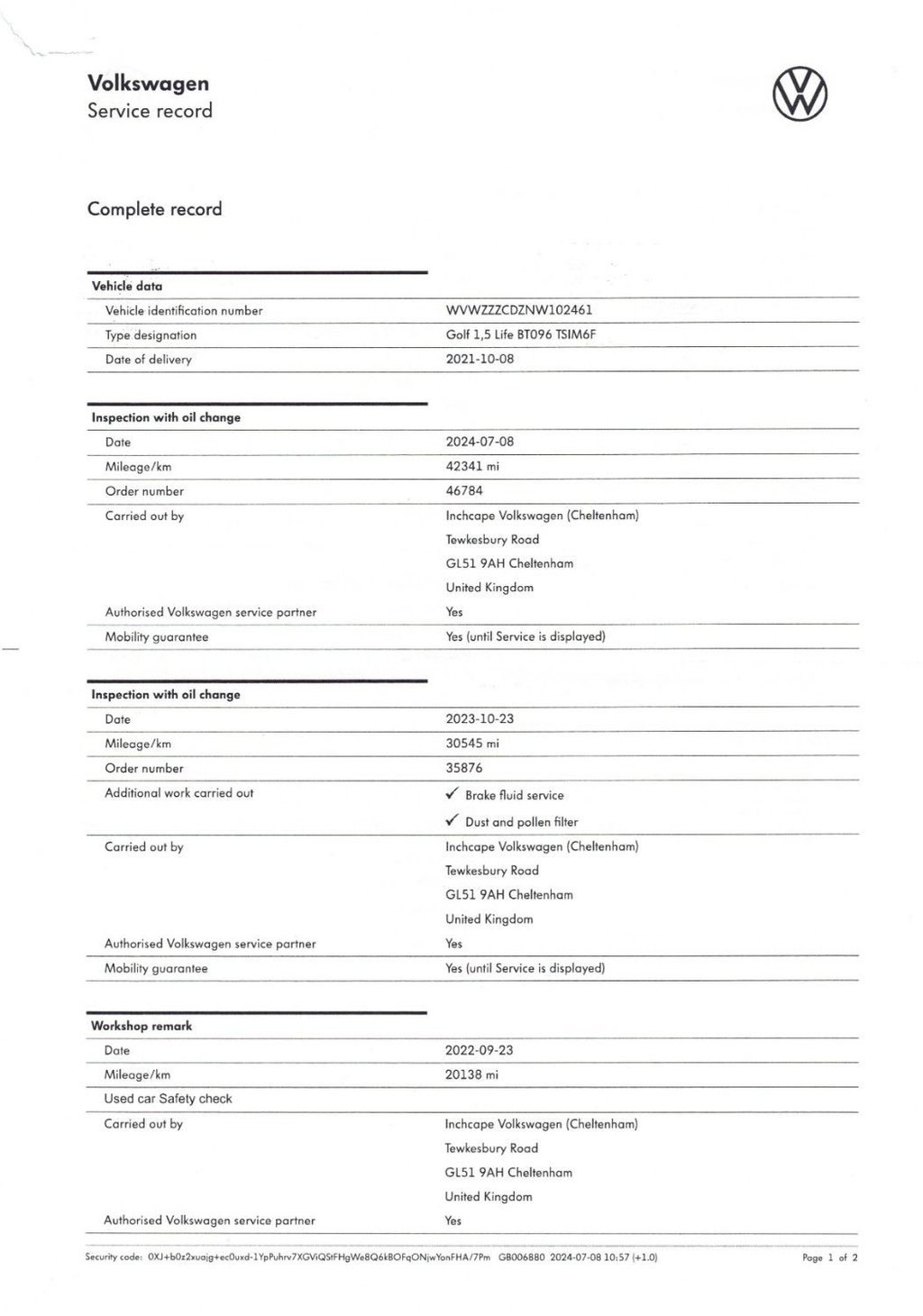 Used Volkswagen Golf 2021 for sale - 77200216: Photo 39