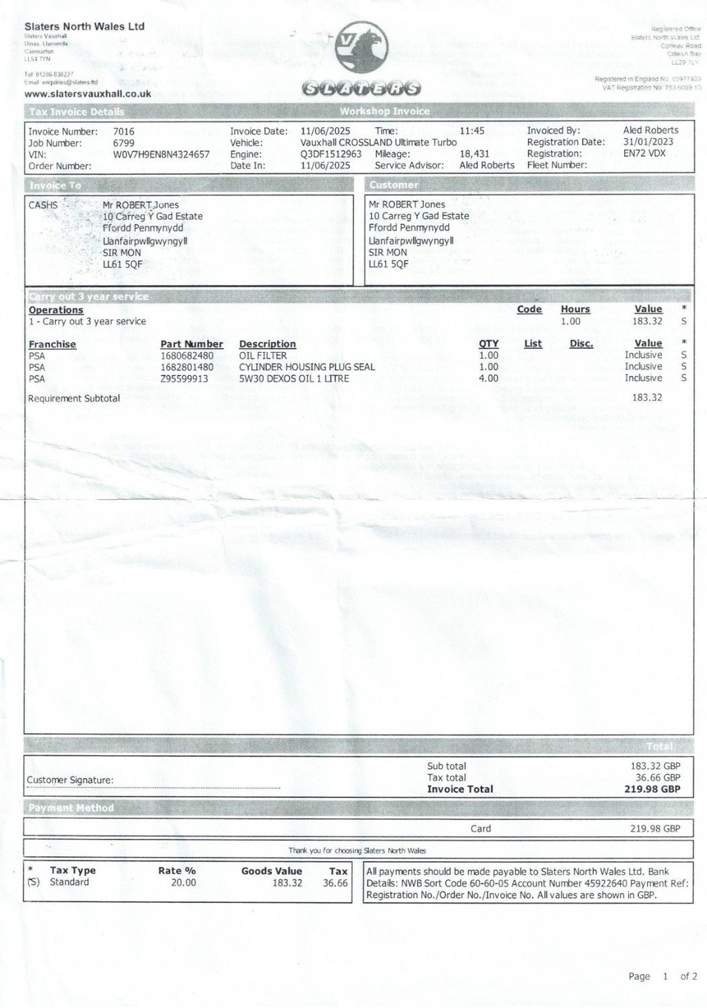 Used Vauxhall Crossland 2023 for sale - 78068351: Photo 7