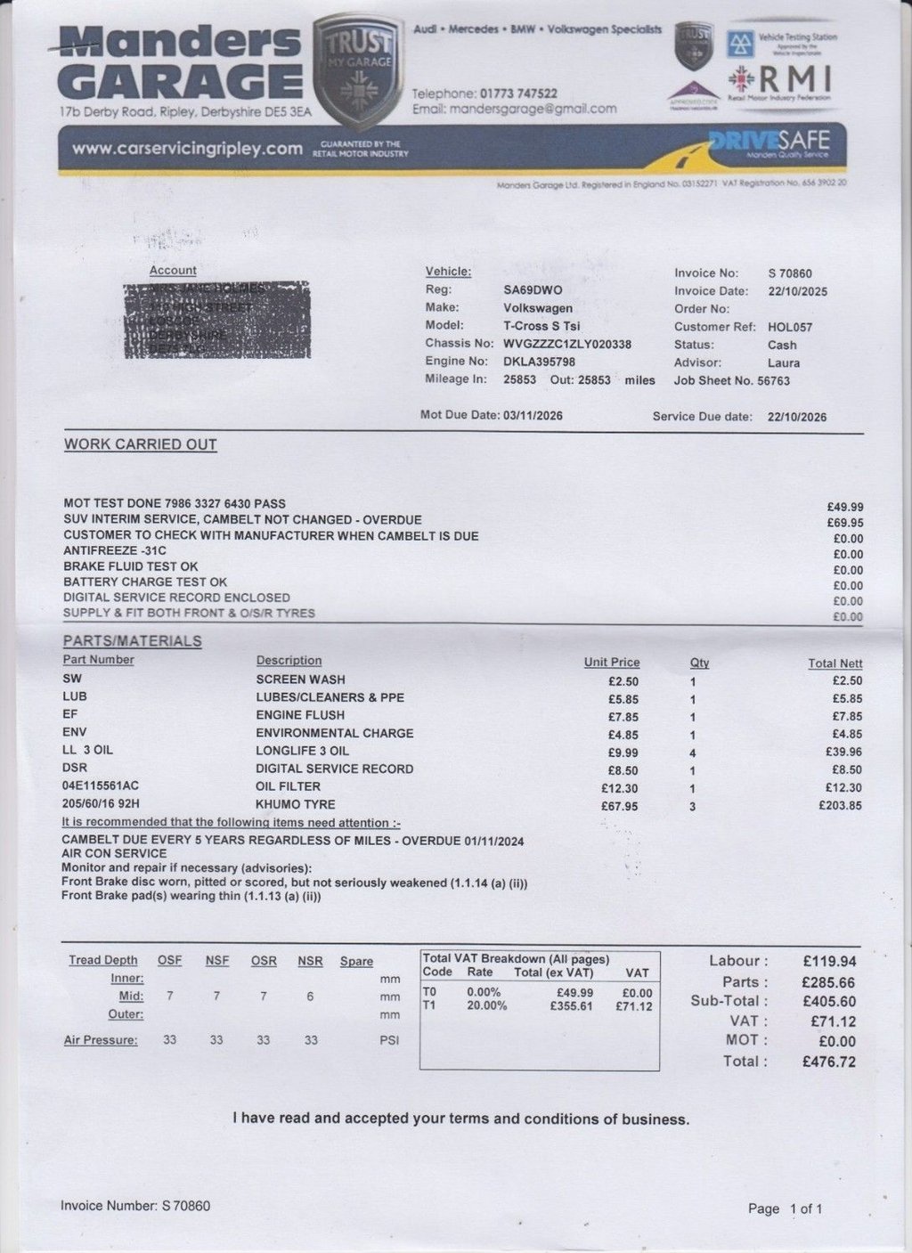 Used Volkswagen T-Cross 2019 for sale - 76820383: Photo 10