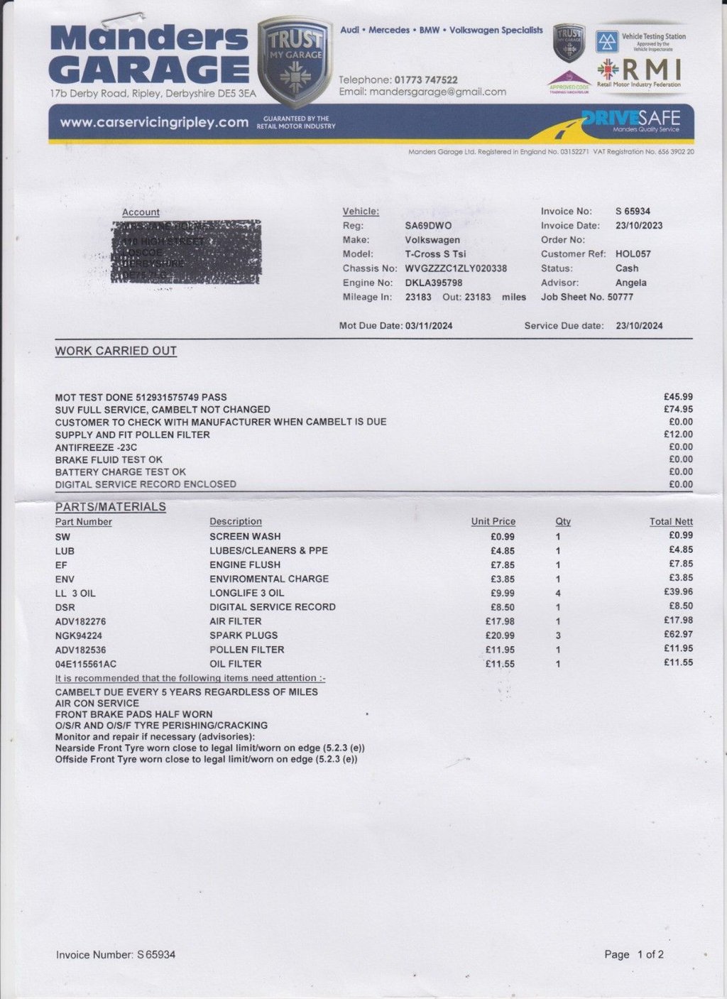 Used Volkswagen T-Cross 2019 for sale - 76820383: Photo 8