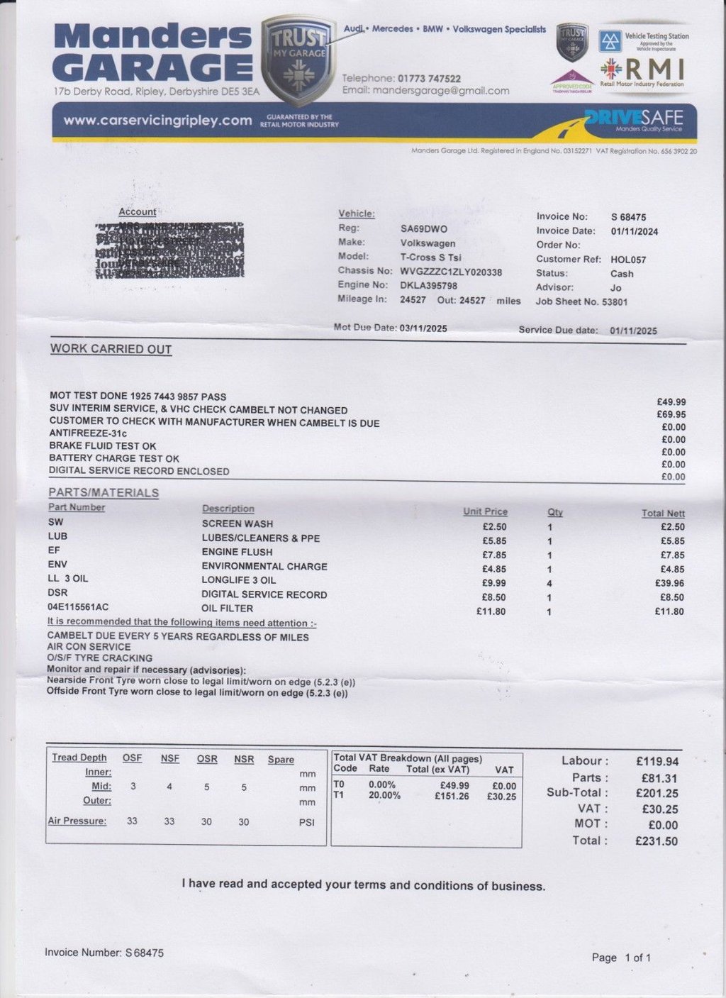 Used Volkswagen T-Cross 2019 for sale - 76820383: Photo 9