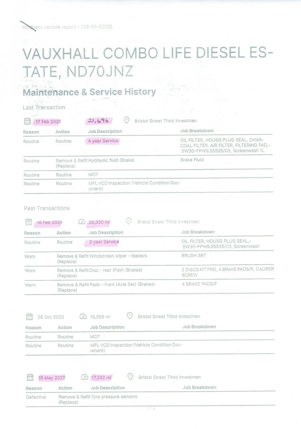 Used Vauxhall Combo Life 2020 for sale - 77369705: Photo 6