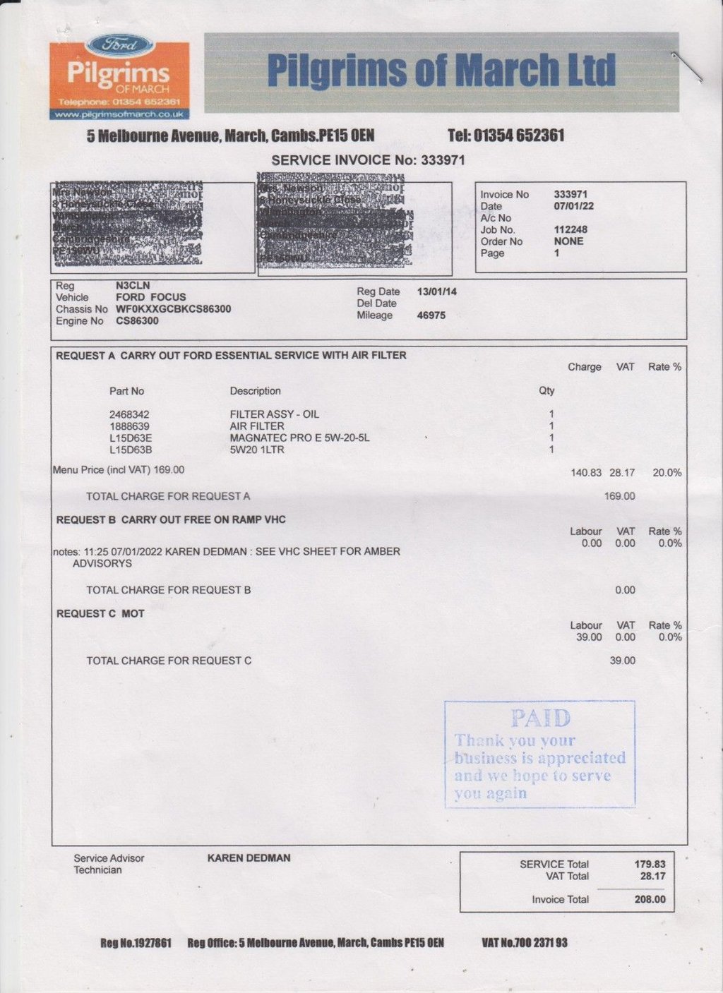 Used Ford Focus 2014 for sale - 76333140: Photo 43