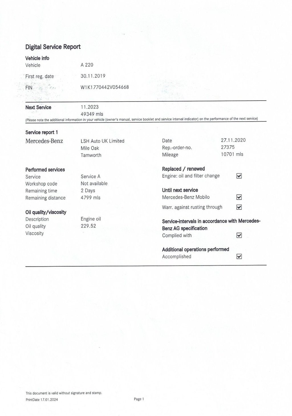 Used Mercedes-Benz A-Class 2019 for sale - 77464235: Photo 5