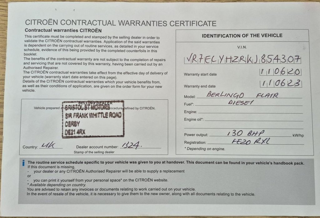 Used Citroen Berlingo 2020 for sale - 78110360: Photo 7