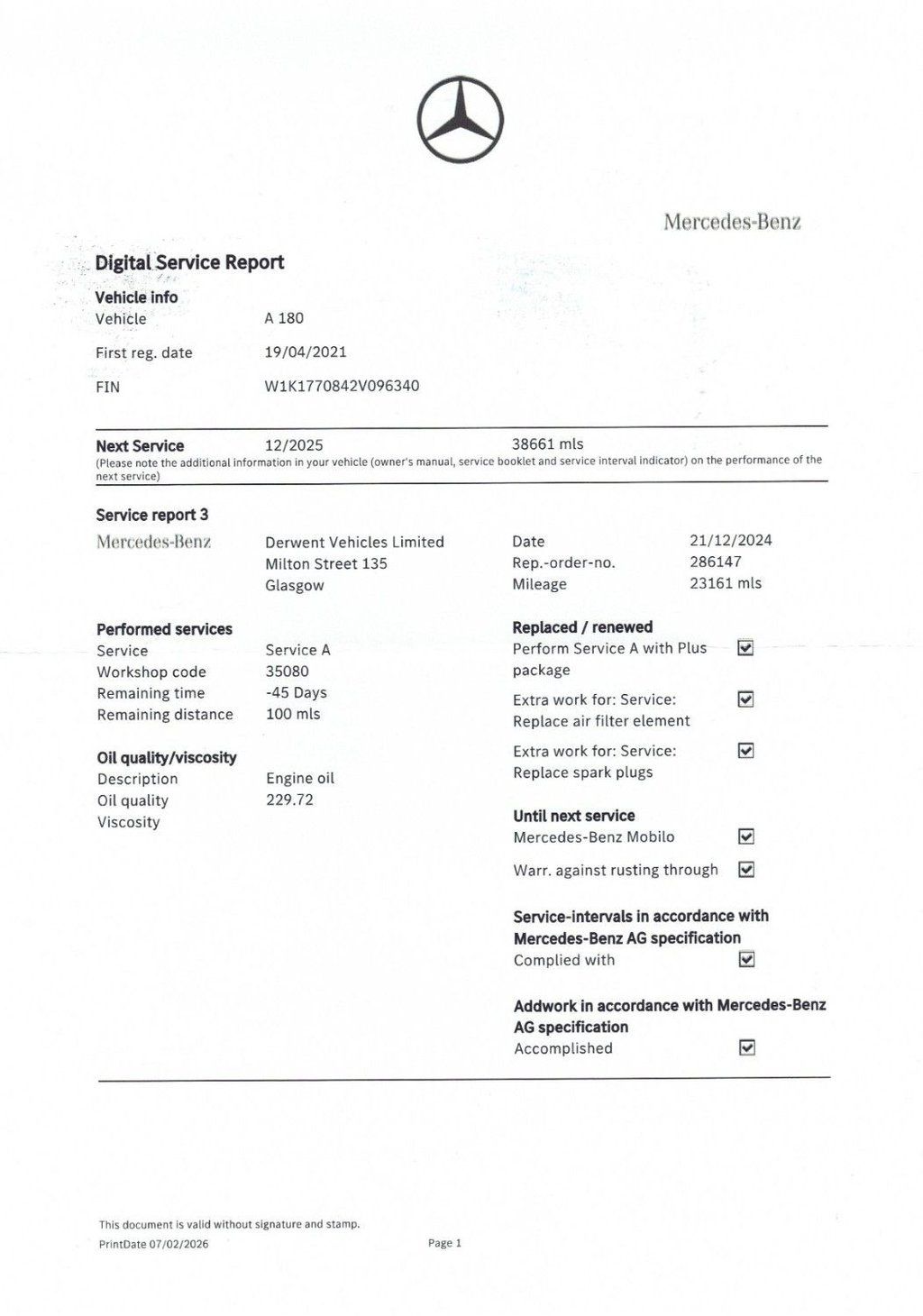 Used Mercedes-Benz A-Class 2021 for sale - 77546798: Photo 9