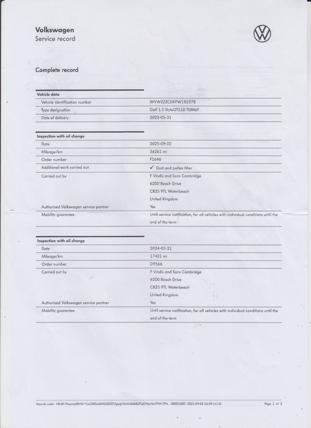 Used Volkswagen Golf 2023 for sale - 77027512: Photo 7