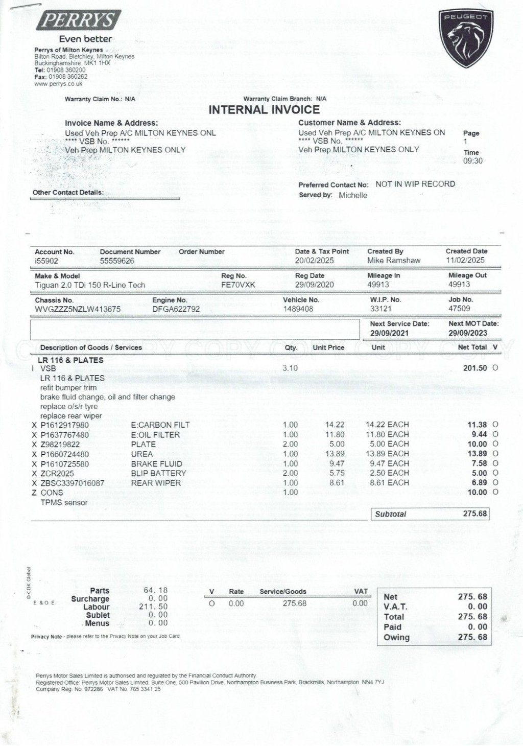 Used Volkswagen Tiguan 2020 for sale - 78181740: Photo 8