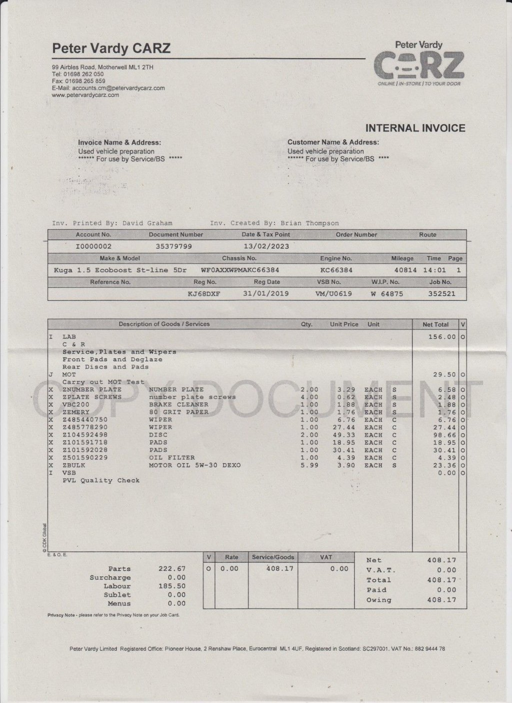 Used Ford Kuga 2019 for sale - 76910501: Photo 10