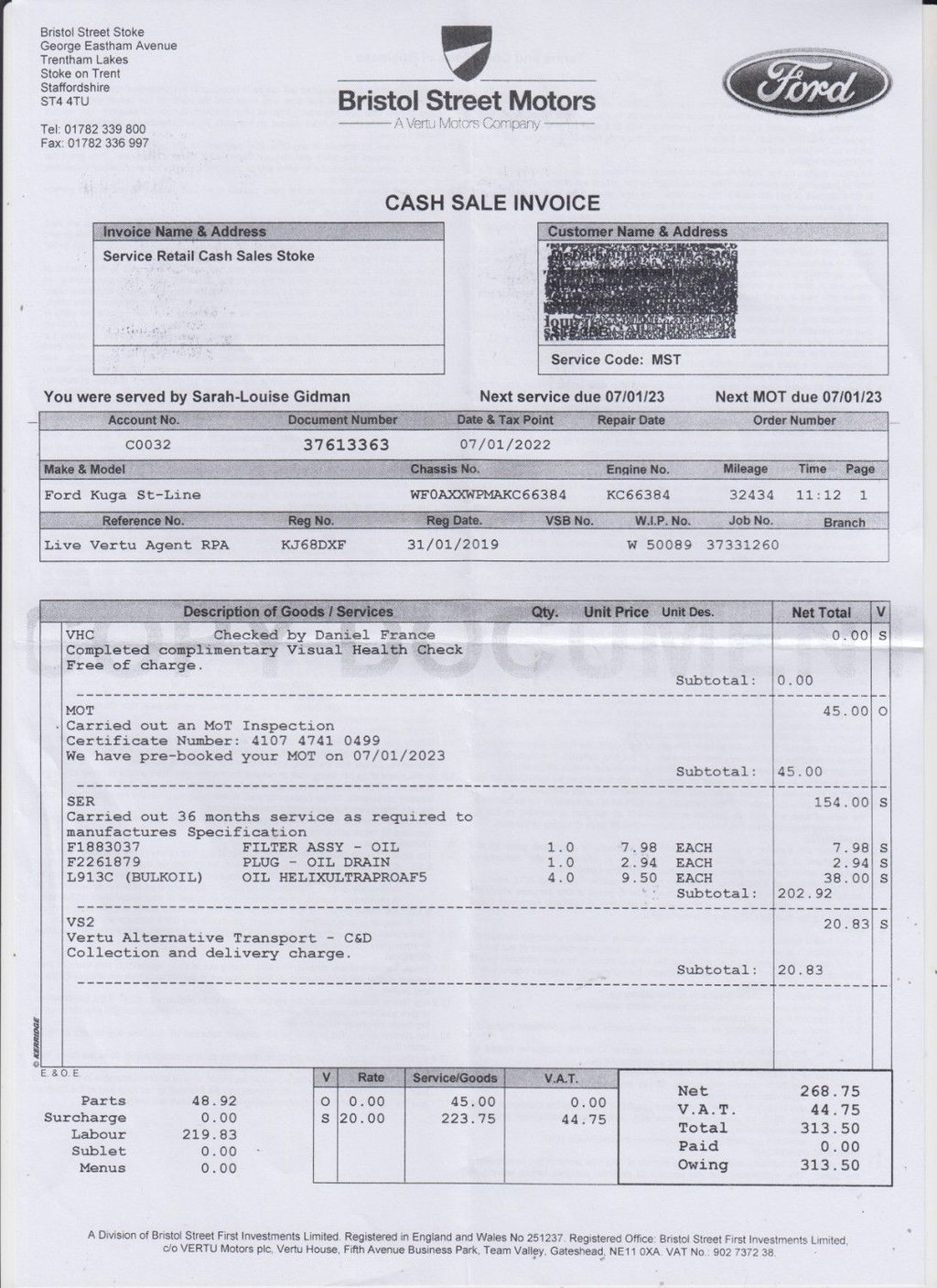 Used Ford Kuga 2019 for sale - 76910501: Photo 8