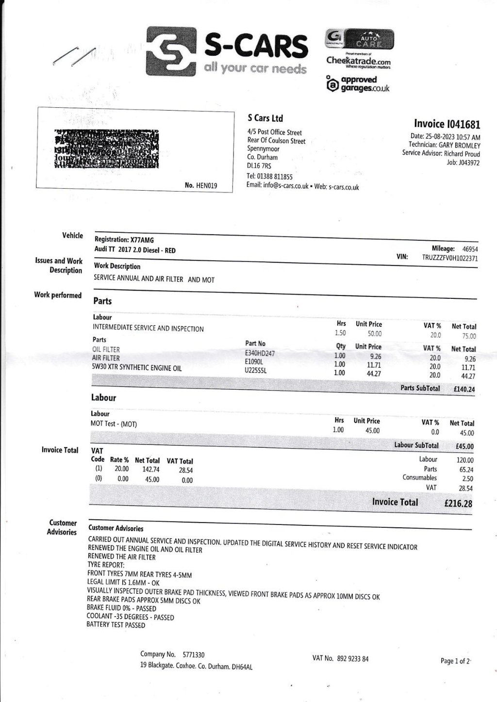 Used Audi TT 2017 for sale - 75654116: Photo 40