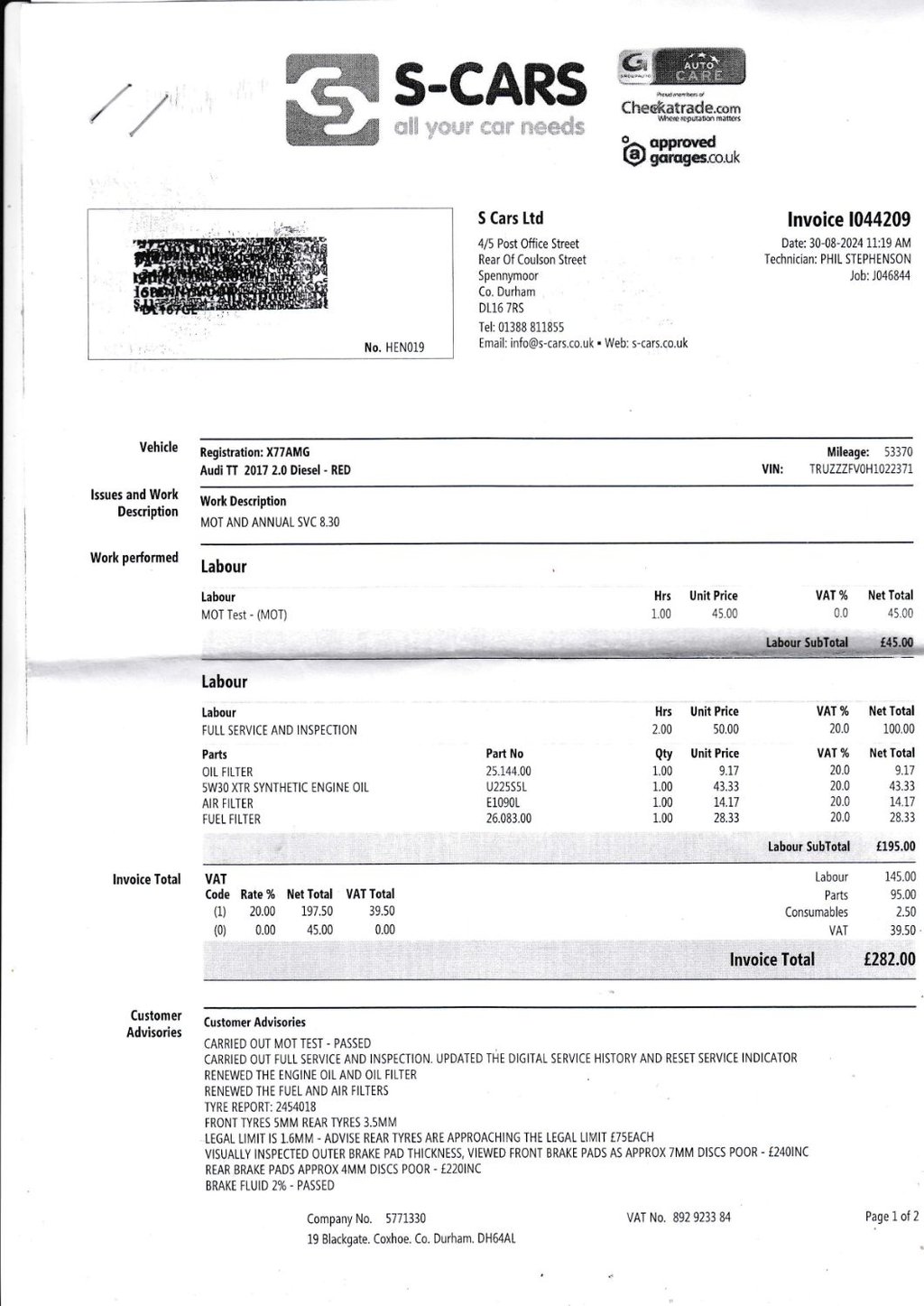 Used Audi TT 2017 for sale - 75654116: Photo 41