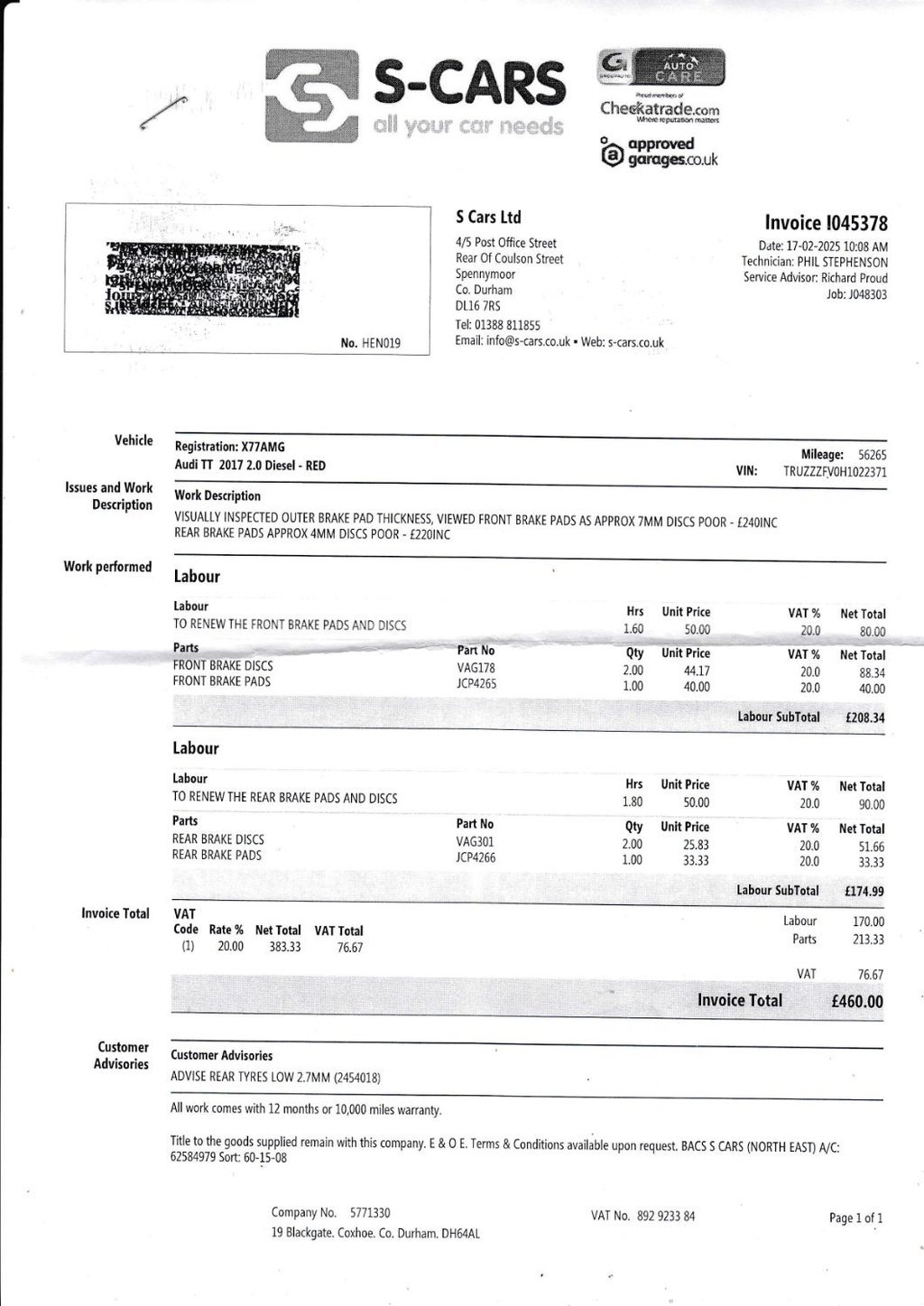 Used Audi TT 2017 for sale - 75654116: Photo 42